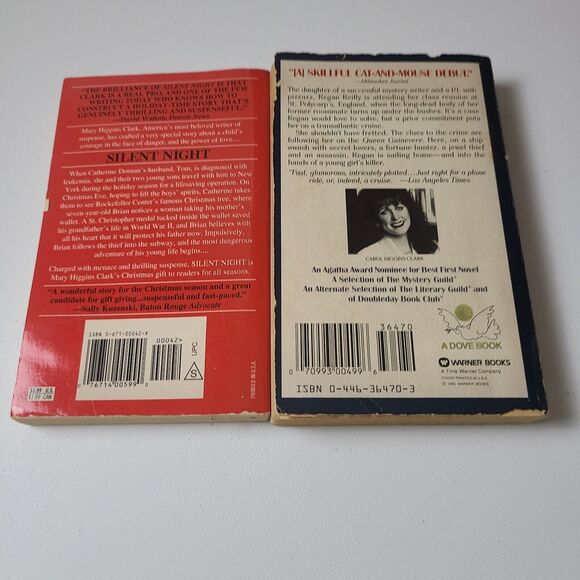 Mary Higgins Clark & Carol Higgins Clark Mystery Paperback Books Beach Reading - Picture 2 of 12